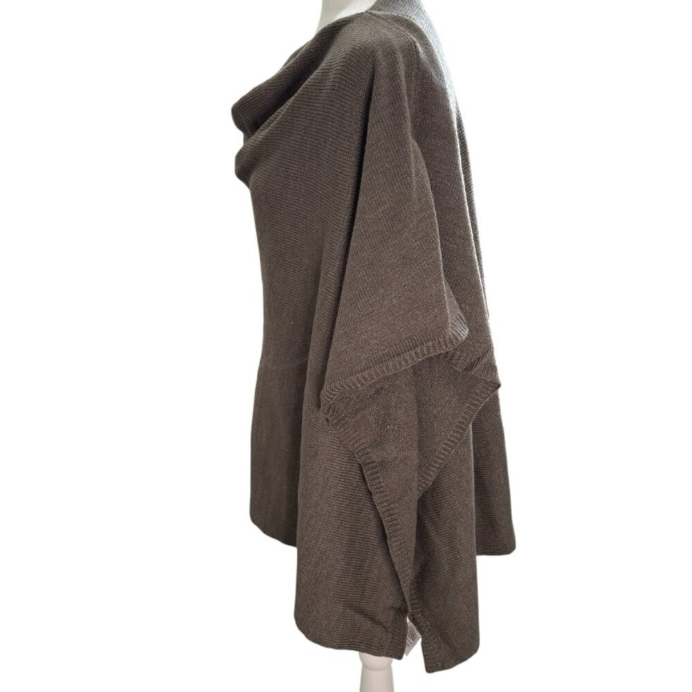 NWT Ann Taylor Knit Ribbed Sweater Poncho | Size XS/S - Picture 3 of 8